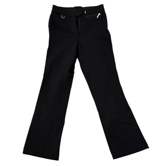 FERA International Black Flared Snowpants Size 8L - Picture 1 of 5